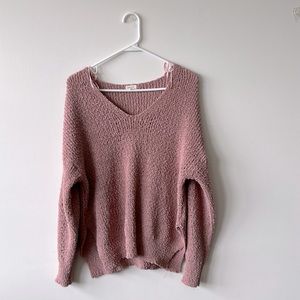 Mauve women’s oversized sweater